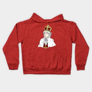 king george hamilton cartoon Kids Hoodie